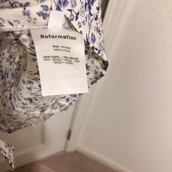 NWOT Reformation Margeaux Dress Johanna - Picture 6 of 6